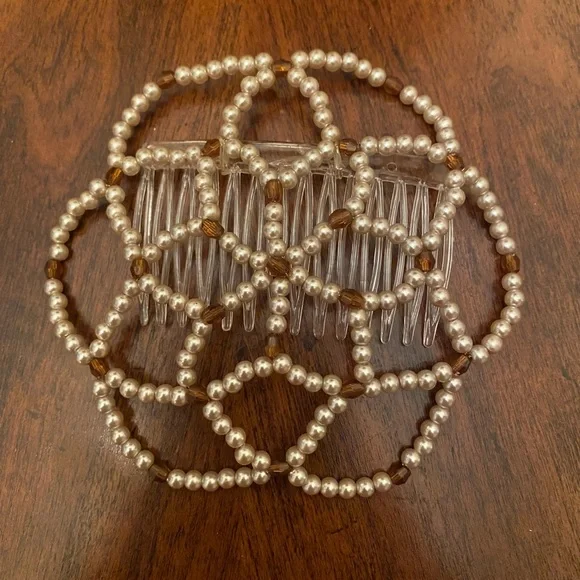 New handmade beaded kippah judaica head cover - Picture 2 of 3